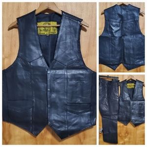 Leather Vest Mens